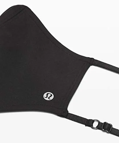 Lululemon Double Strap Face Mask (Black with Storage Case)