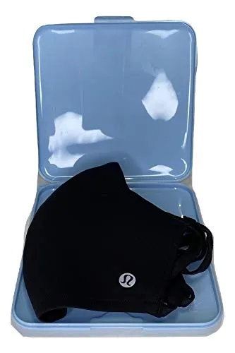 Lululemon Double Strap Face Mask (Black with Storage Case)