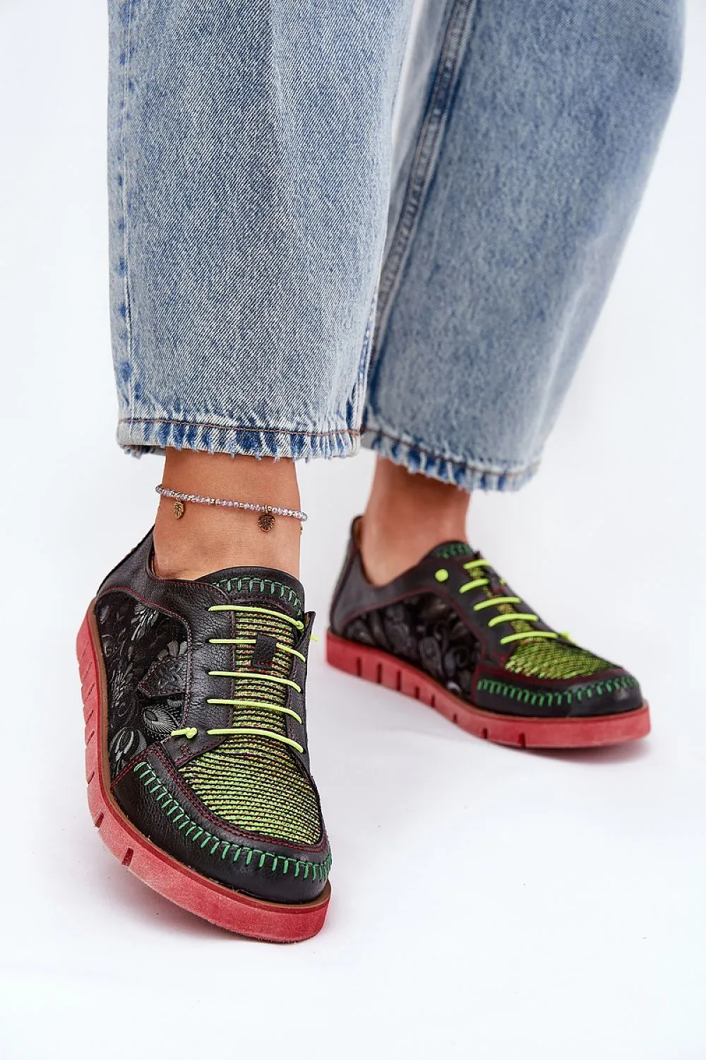 Maciejka Natural leather Low Shoes