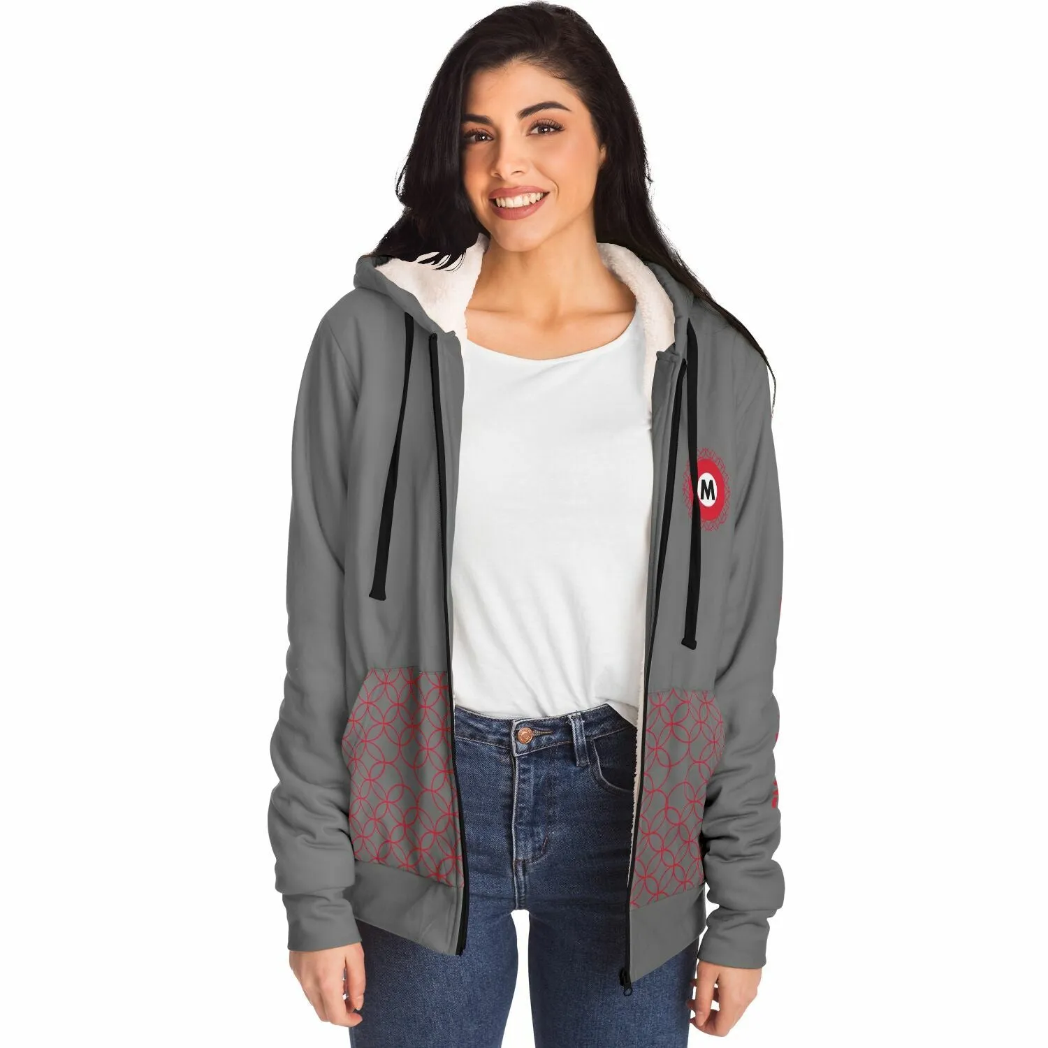 Marunouchi Line Ultra-Soft Microfleece Zip Hoodie