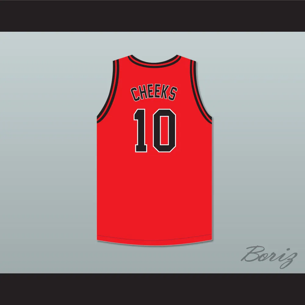 Maurice Cheeks 10 DuSable High School Panthers Red Basketball Jersey 2