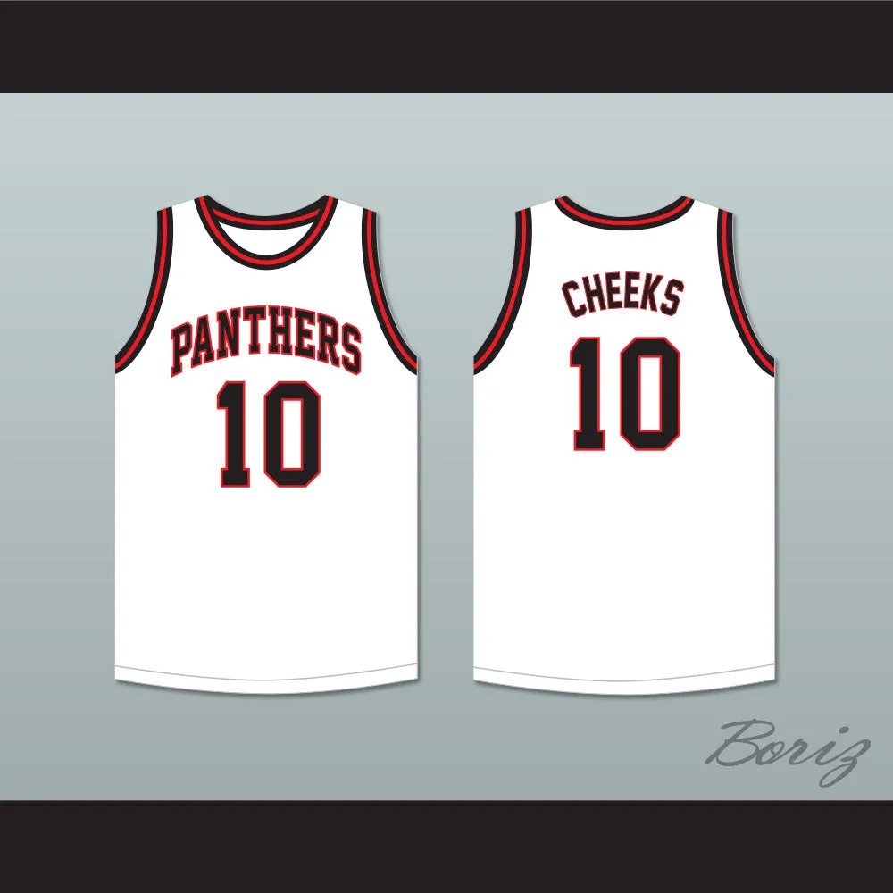 Maurice Cheeks 10 DuSable High School Panthers White Basketball Jersey 1