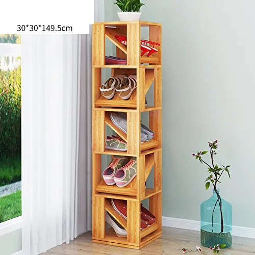 MCUWEHGFET Creative Shoe Rack [Multilayer],[Simple],shoebox Home Shoe Rack Multifunctional revolving Frame-D