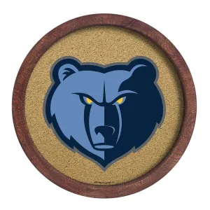 Memphis Grizzlies: "Faux" Barrel Framed Cork Board