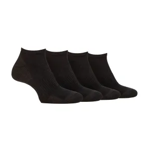 Men's Breathable Cushioned Low Cut Trainer Socks - Pack of 4