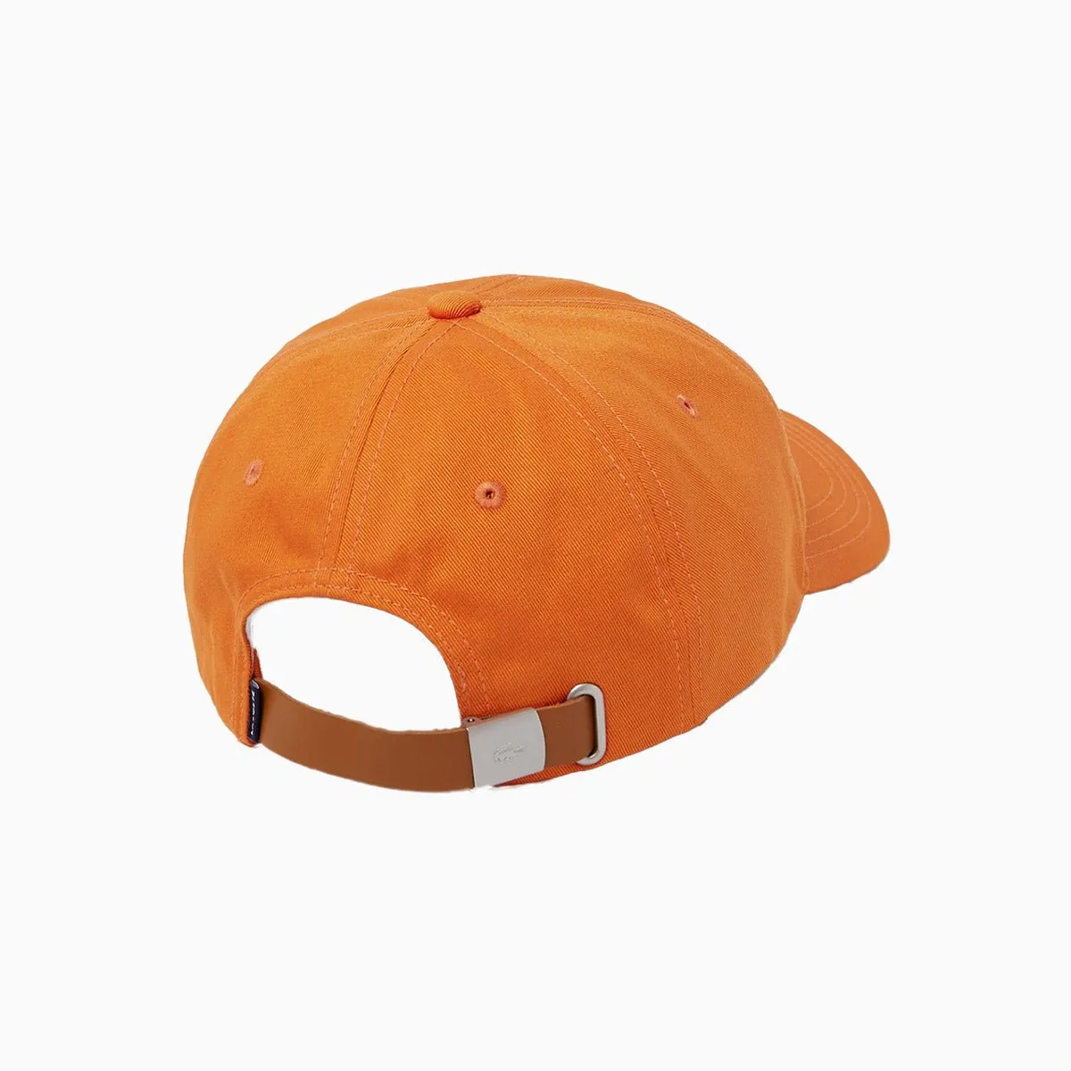 Men's Contrast Strap And Oversized Crocodile Cotton Cap