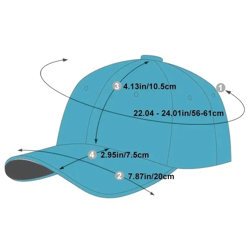 Men's Outdoor Sports Baseball Cap - Hip Hop Dad Hat