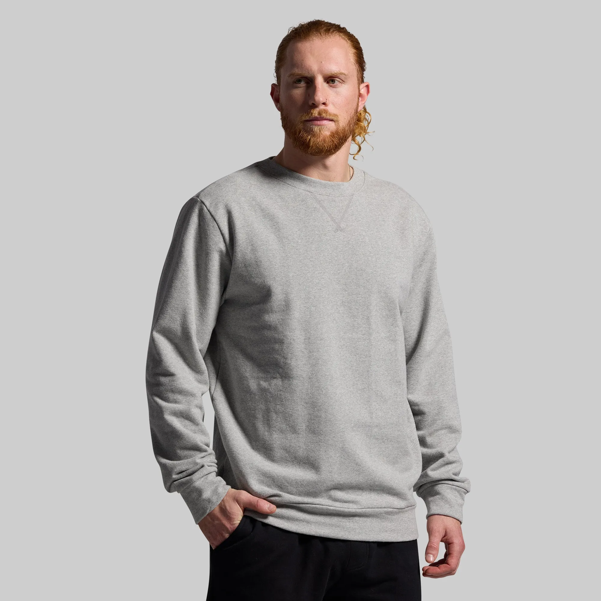 Men's Unmatched Crew Sweatshirt (Heather Grey)