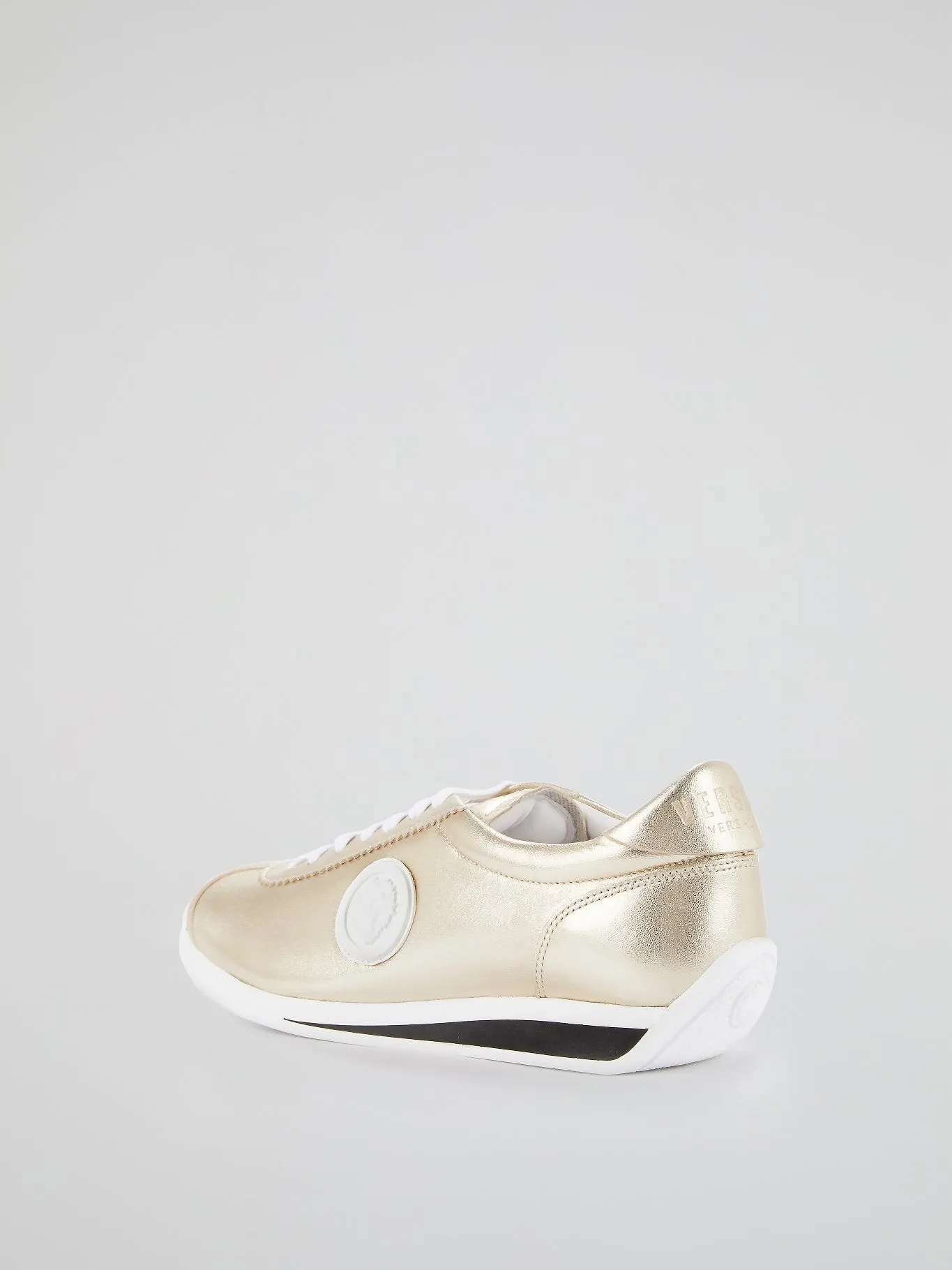 Metallic Monogram Appliquéd Sneakers