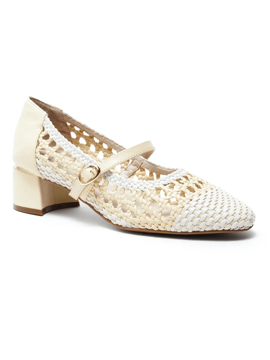 Mikayla Woven Block Heel