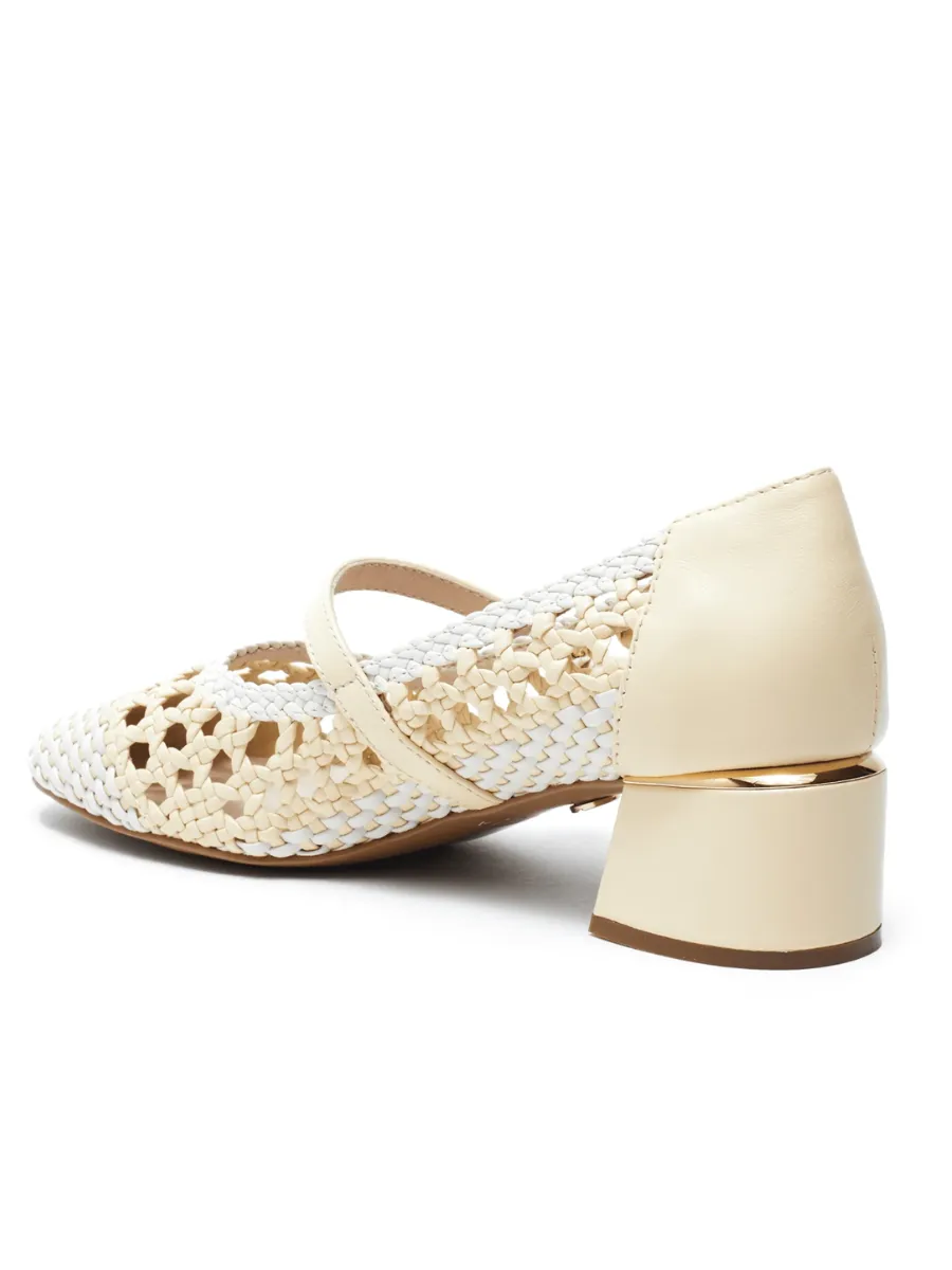 Mikayla Woven Block Heel