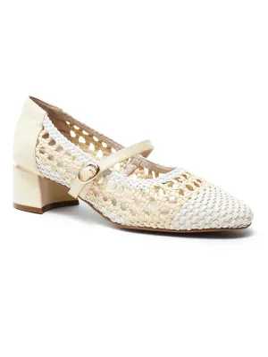 Mikayla Woven Block Heel
