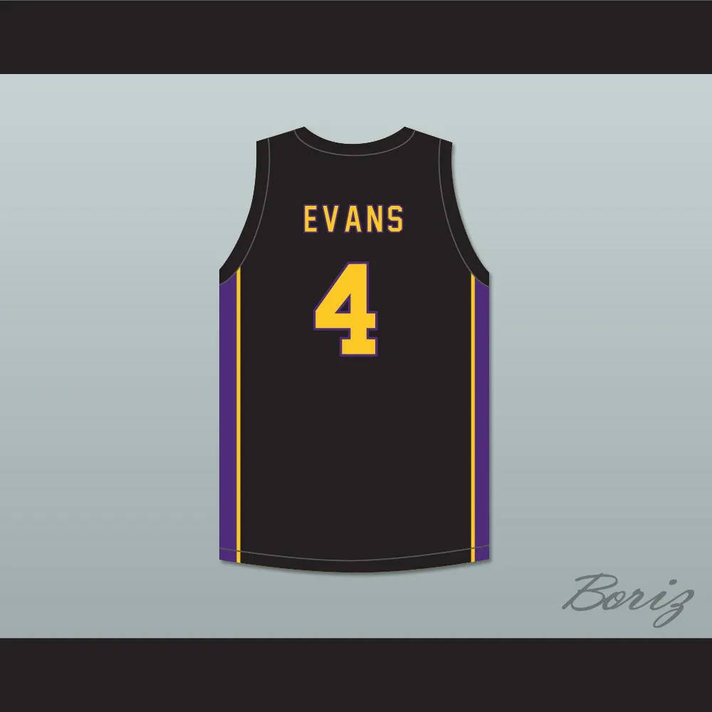 Mike Evans 4 Ball High School Tors Black Basketball Jersey