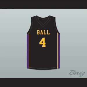 Mike Evans 4 Ball High School Tors Black Basketball Jersey