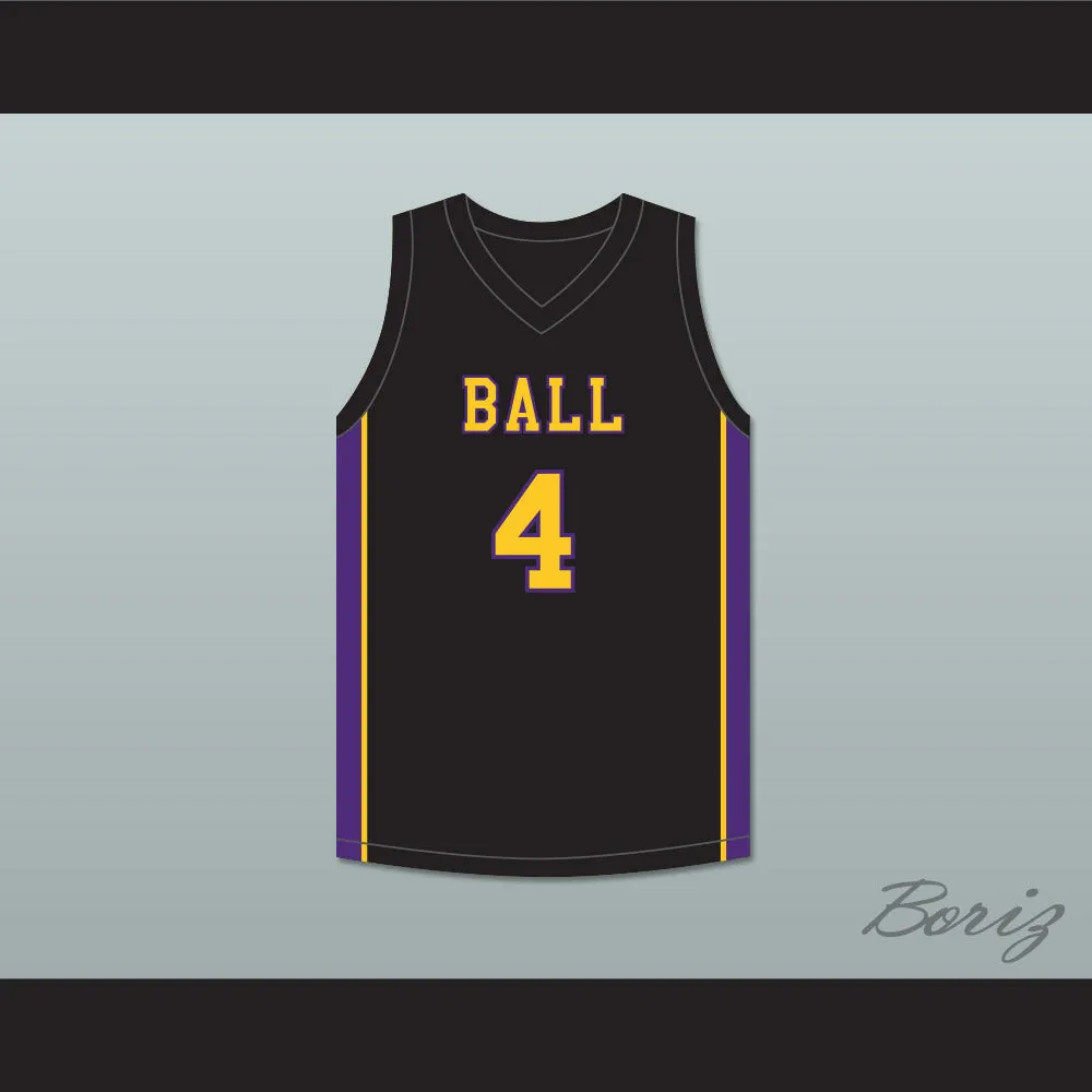 Mike Evans 4 Ball High School Tors Black Basketball Jersey