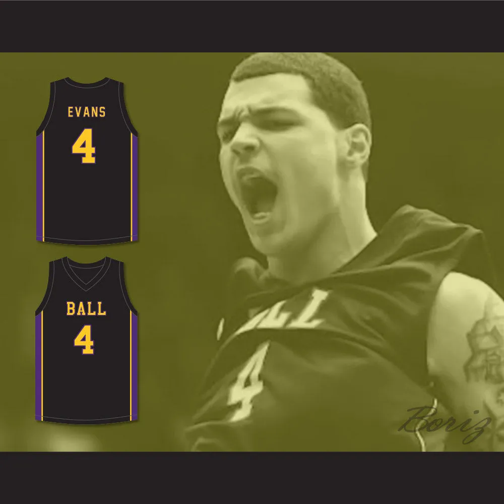 Mike Evans 4 Ball High School Tors Black Basketball Jersey