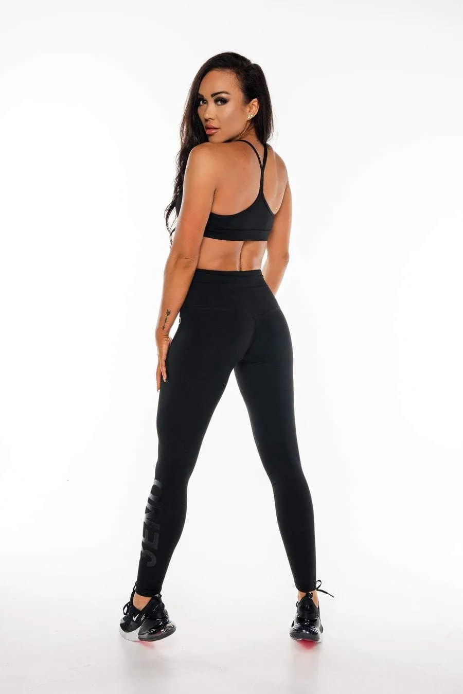 MILITARY SPORTS BRA - BLACK