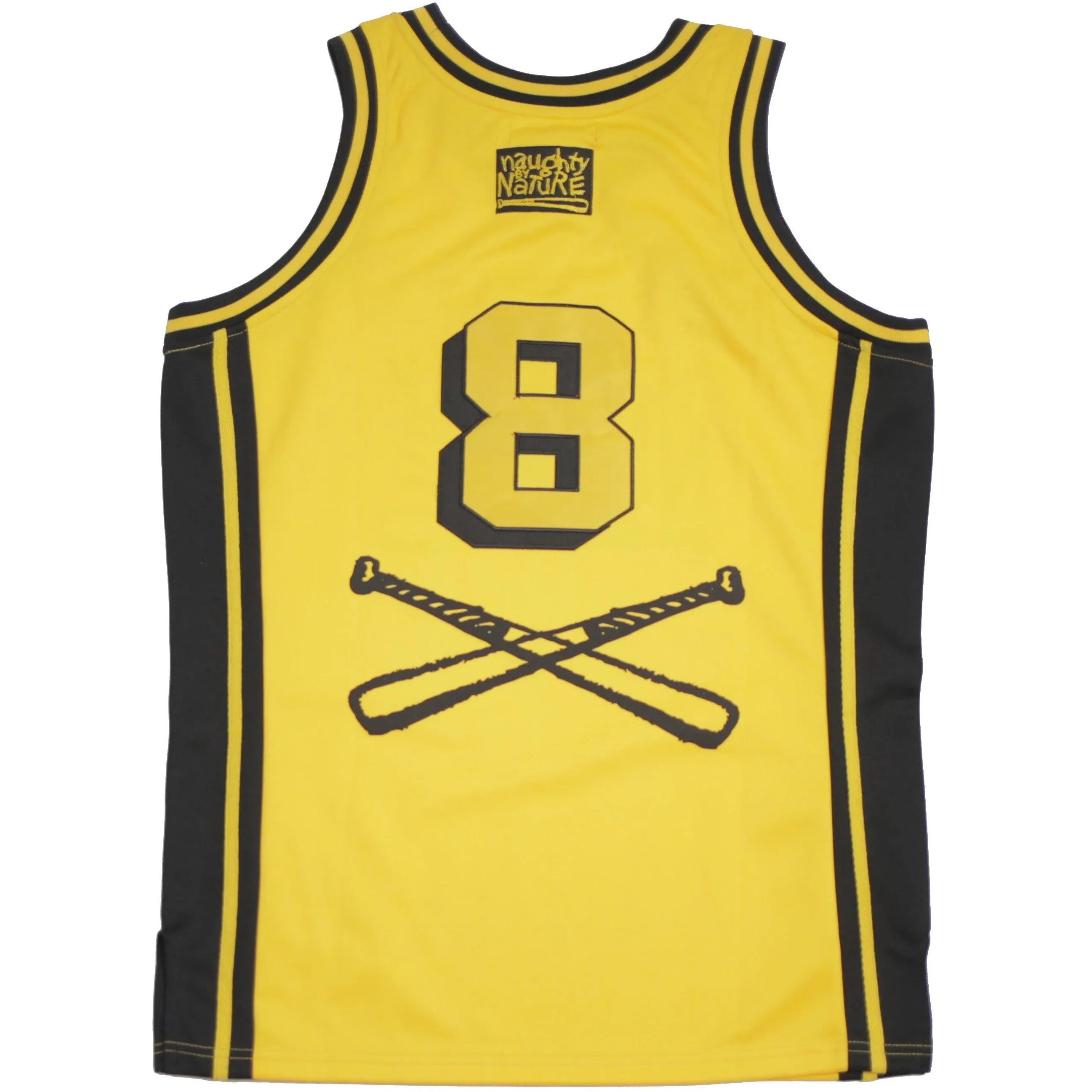 Naughty By Nature Yellow Basketball Jersey