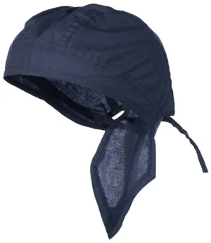 NAVY BLUE Doo-Rag Skull Cap Solid Du-Bandana Motorcycle Helmet Liner Chemo Head-Scarf