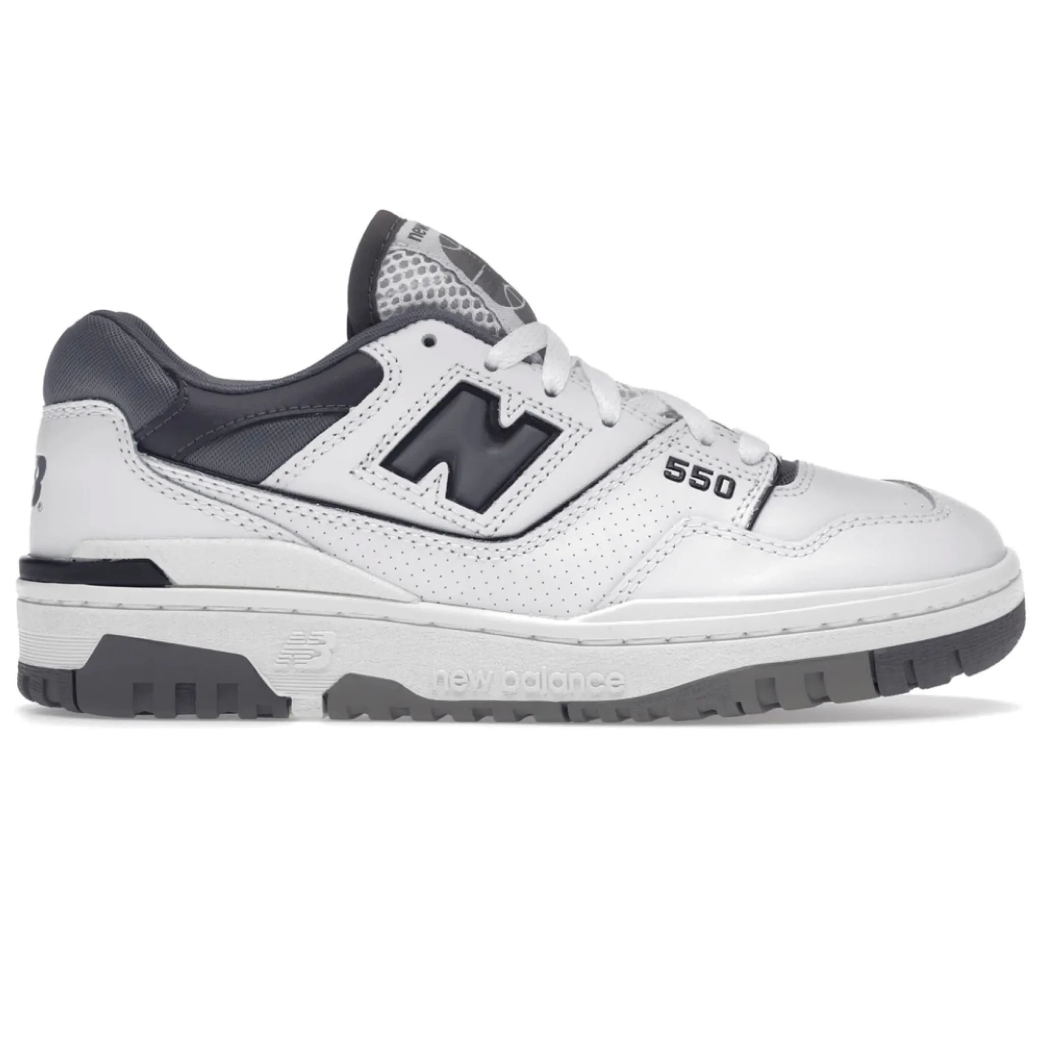 New Balance 550 Black White Grey Dark Grey