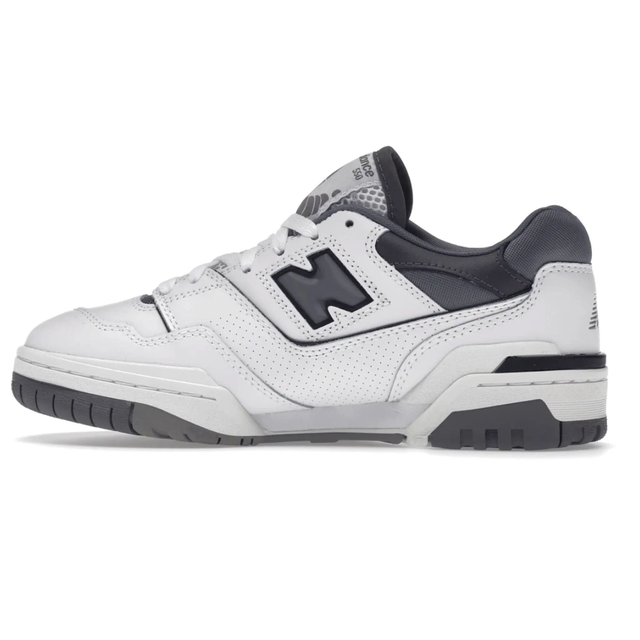 New Balance 550 Black White Grey Dark Grey