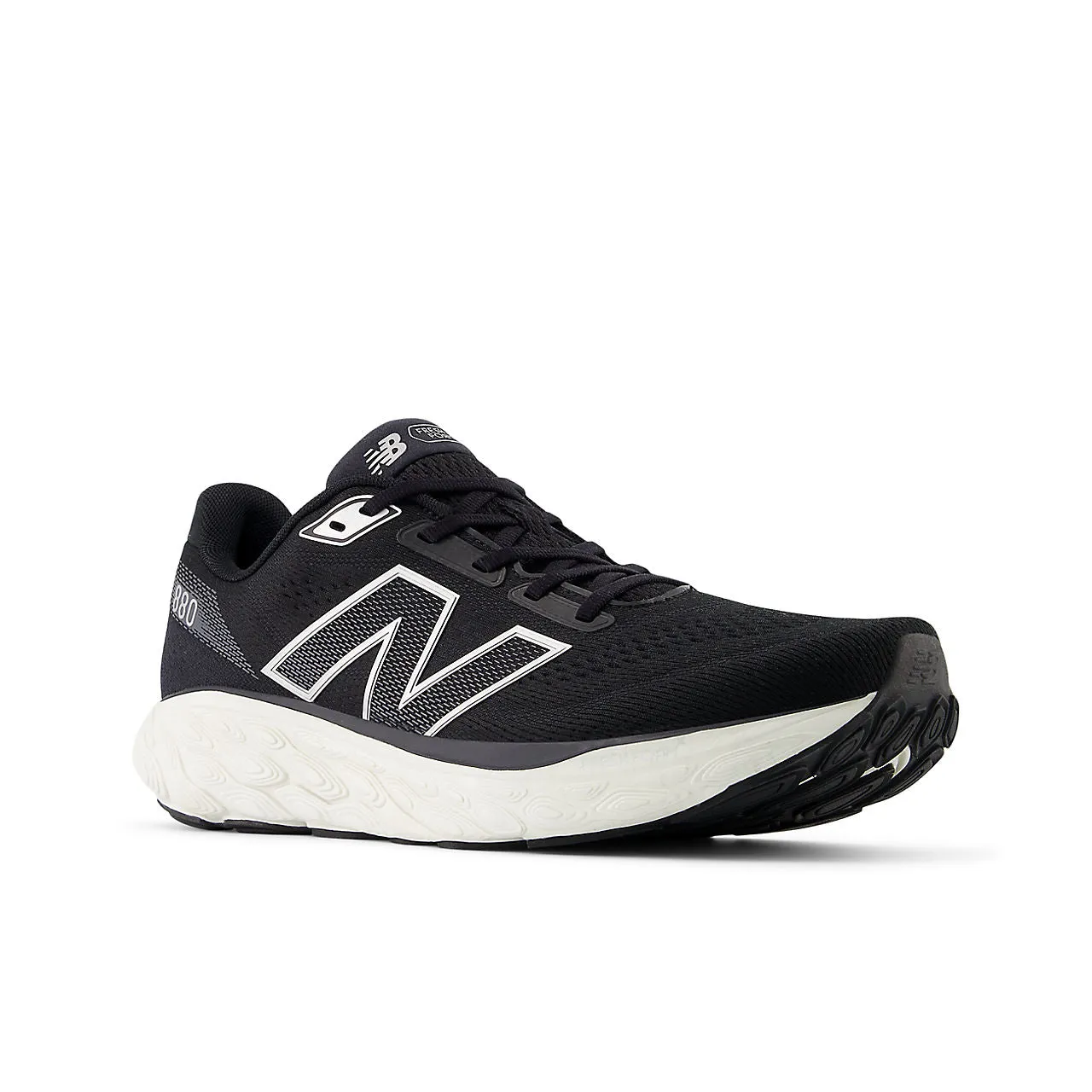 New Balance Fresh Foam X 880 v14 (Mens) - Black with Sea Salt and Silver Metallic