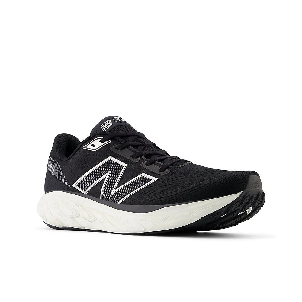 New Balance Fresh Foam X 880 v14 Wide (Mens) - Black with sea salt and silver metallic