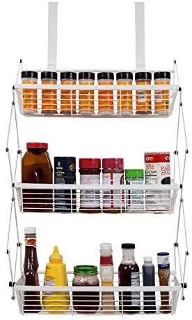 New Over The Door 3 Tier Rack in White, great for multiple uses! Retails $177 