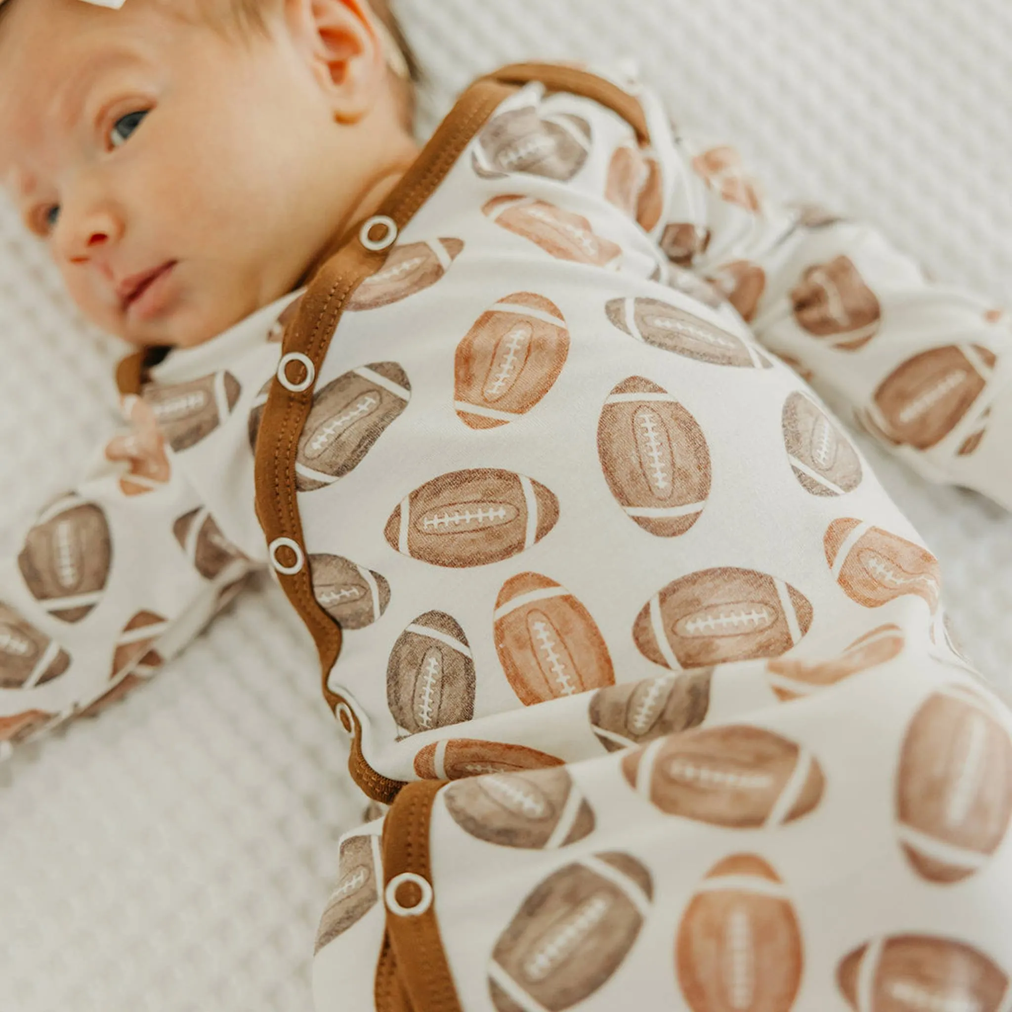 Newborn Knotted Gown - Blitz