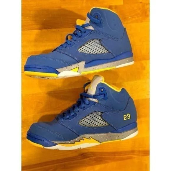 Nike Air Jordan 5 Retro Shoes Laney Varsity Royal