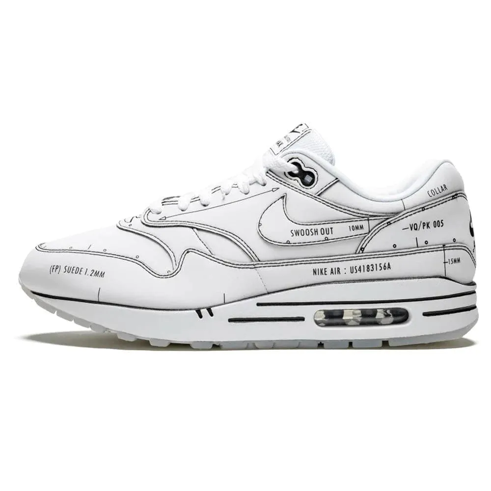 NIKE AIR MAX 1 'SKETCH SCHEMATIC - WHITE'