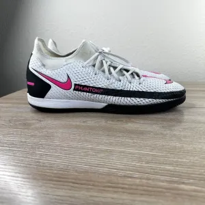 Nike Phantom GT Academy Indoor Soccer Shoes Mens‎ 13 Athletic White Pink Lace Up