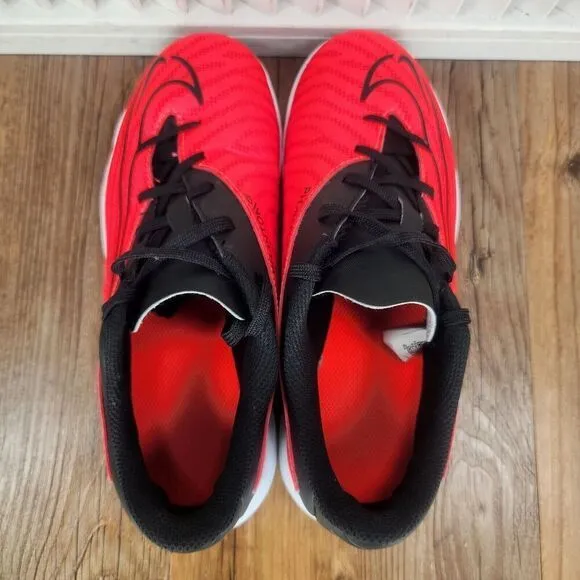 Nike React Phantom GX Pro TF Youth 3.5 Red Black Turf Soccer Cleats DD9567-600