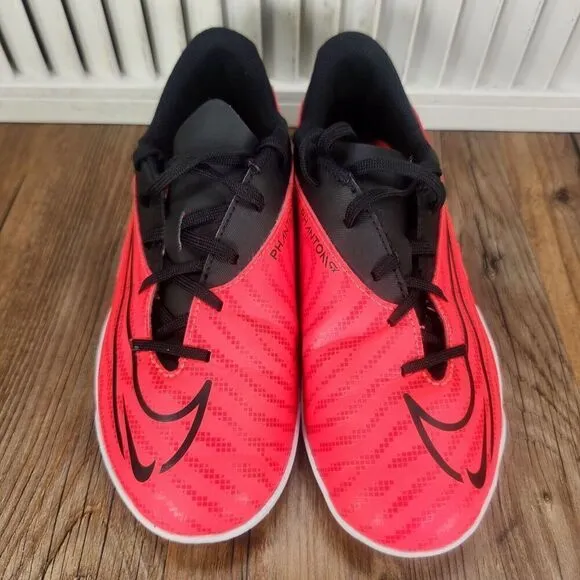 Nike React Phantom GX Pro TF Youth 3.5 Red Black Turf Soccer Cleats DD9567-600