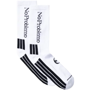 No Problemo Sock White / Black