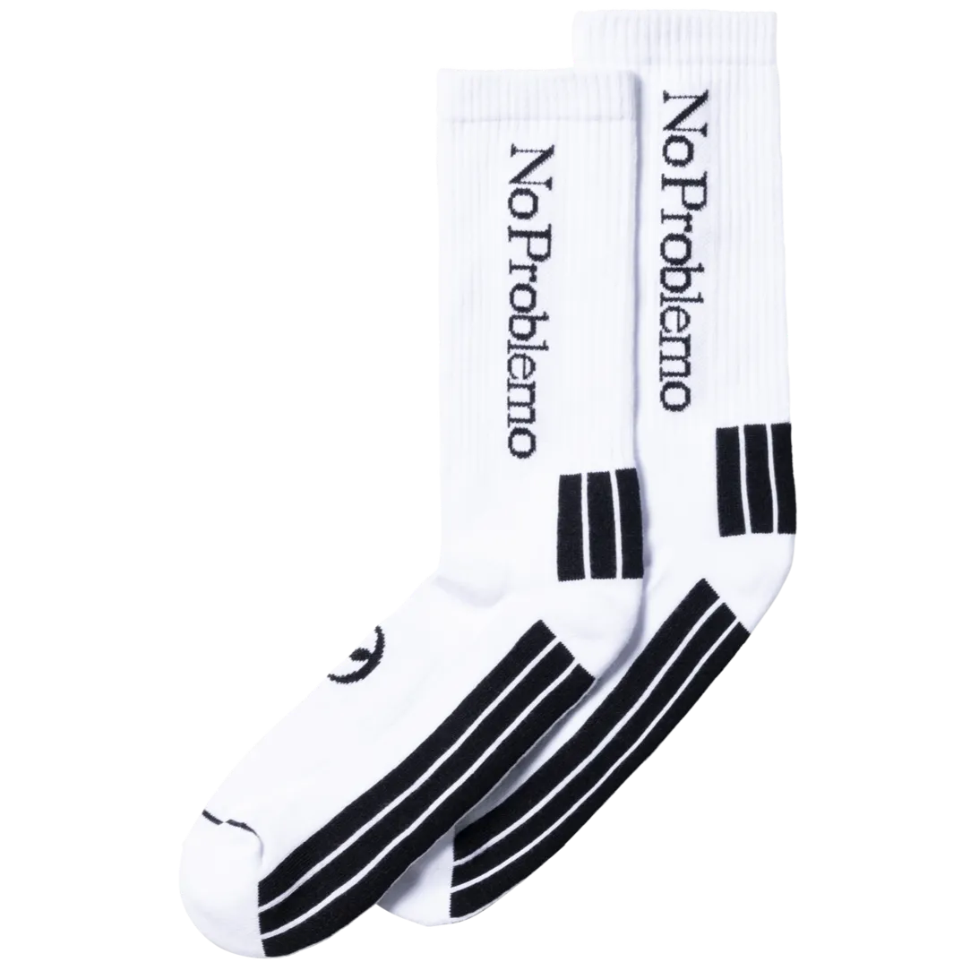 No Problemo Sock White / Black