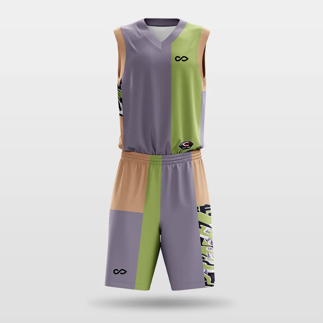 Nomad- Customized  Sublimated Basketball Set