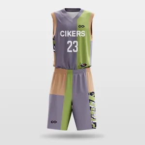 Nomad- Customized  Sublimated Basketball Set
