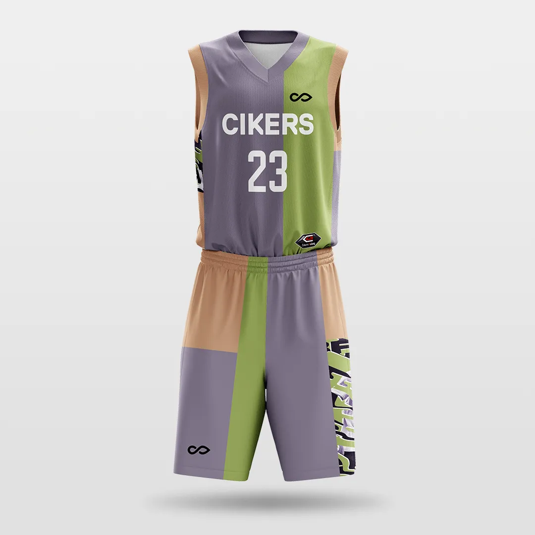 Nomad- Customized  Sublimated Basketball Set