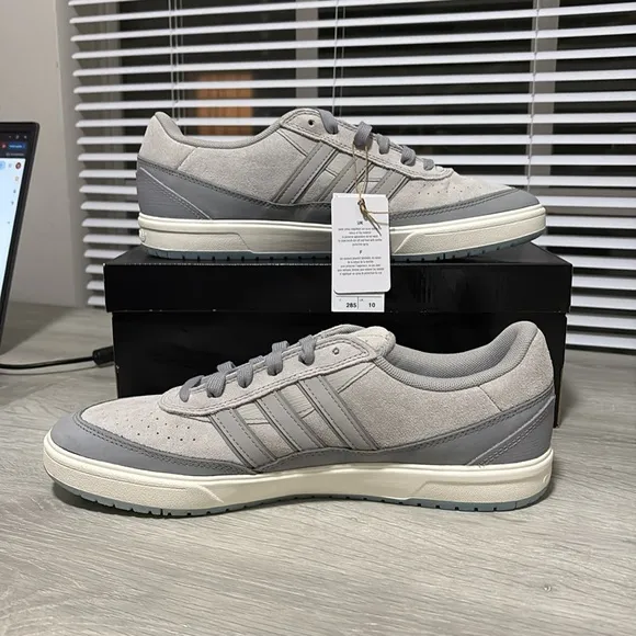 NWT Adidas Originals Tyshawn II 'Light Onix Clear Granite' Shoes JI0848