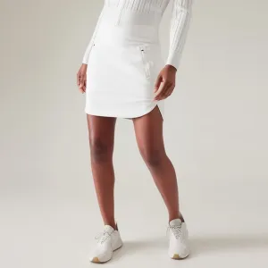 NWT - Athleta - Fairway High Rise Golf 18&quot; Skort - White