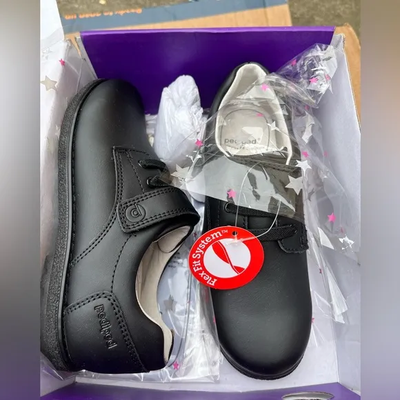 NWT: storm black pediped shoes
