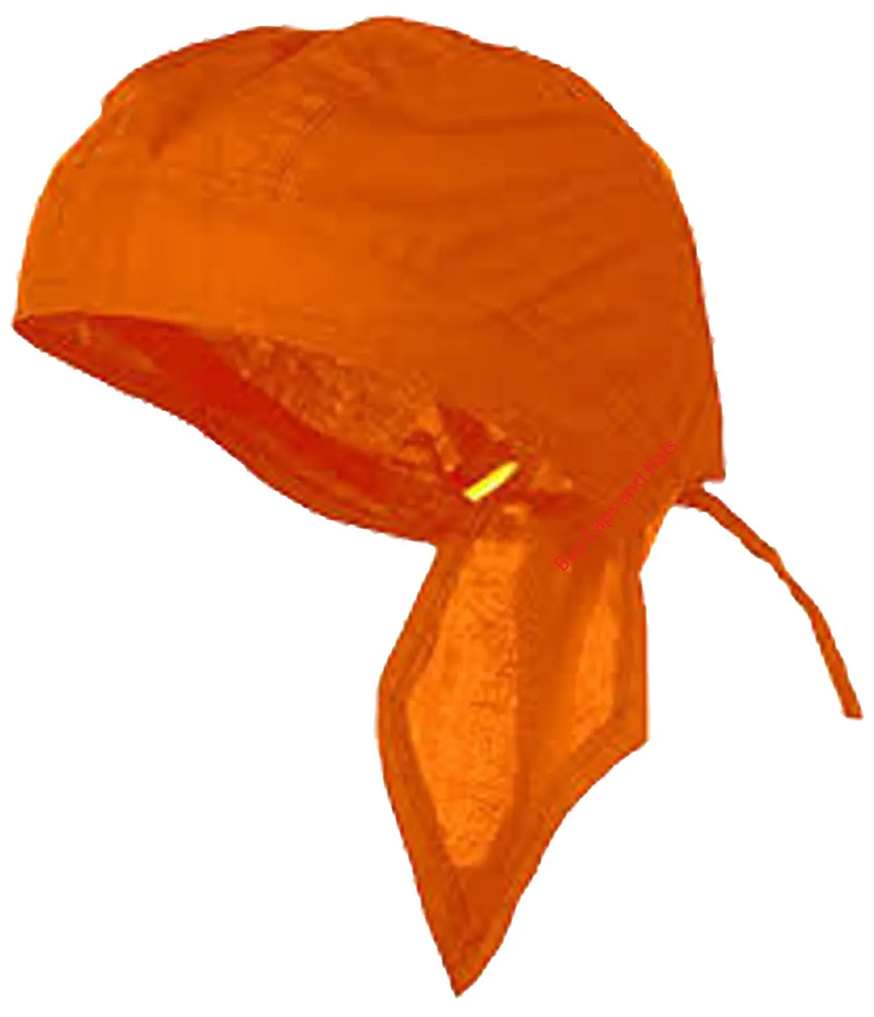 ORANGE Doo Rag Skull Cap Solid Bandana Dorag Motorcycle Helmet Liner Chemo Headscarf