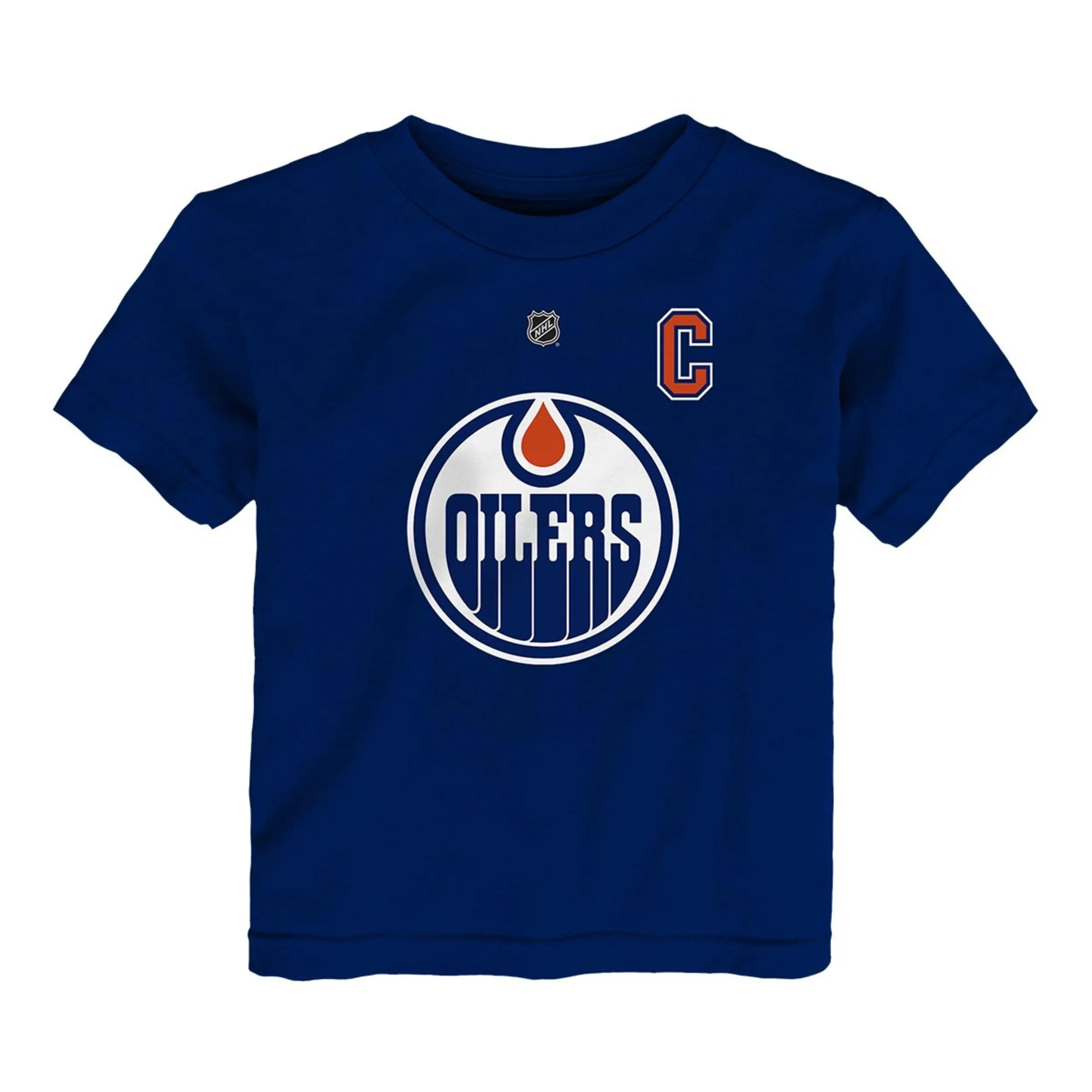 Outer Stuff N&N Primary Logo Boys Shortsleeve Shirt - Edmonton Oilers Connor McDavid