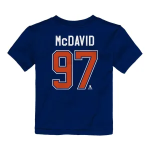 Outer Stuff N&N Primary Logo Boys Shortsleeve Shirt - Edmonton Oilers Connor McDavid