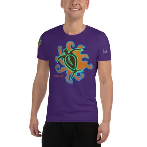 Pacific Traveler All-Over Print Men's Athletic T-shirt