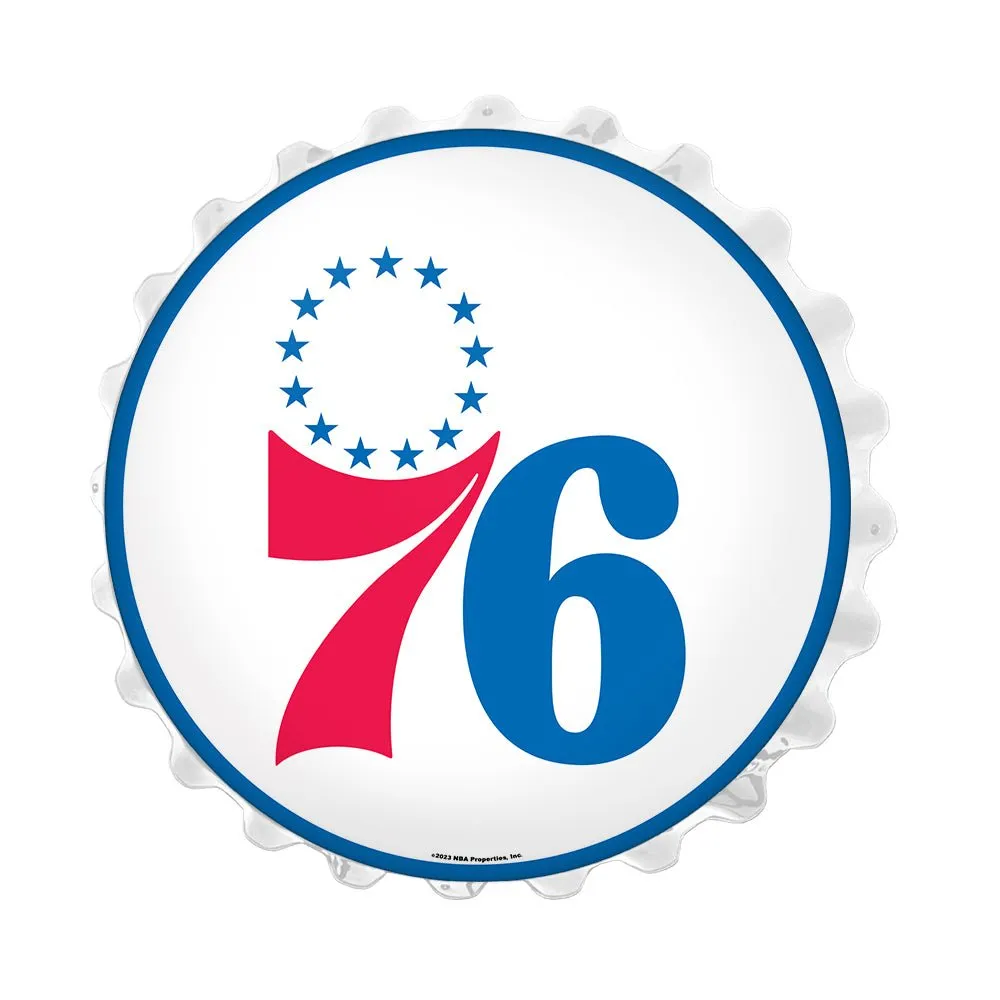Philadelphia 76ers: Bottle Cap Wall Light