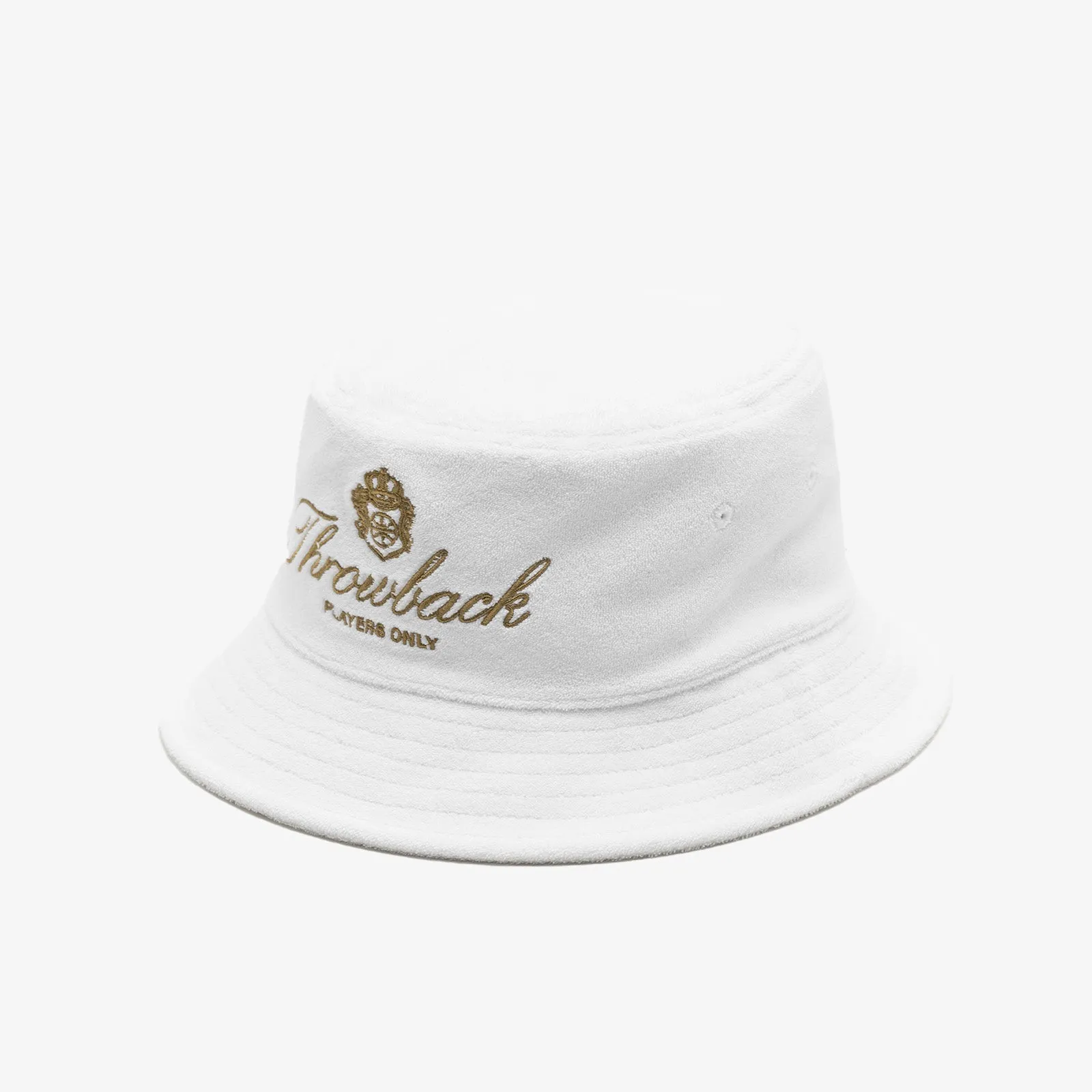 Players Only Terry Bucket Hat - Blanc