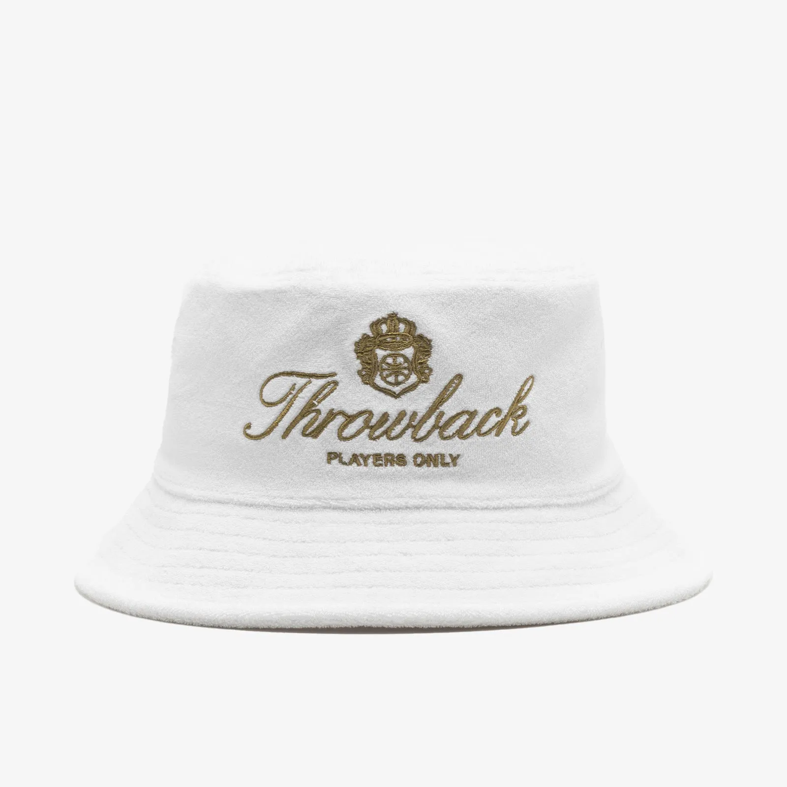 Players Only Terry Bucket Hat - Blanc