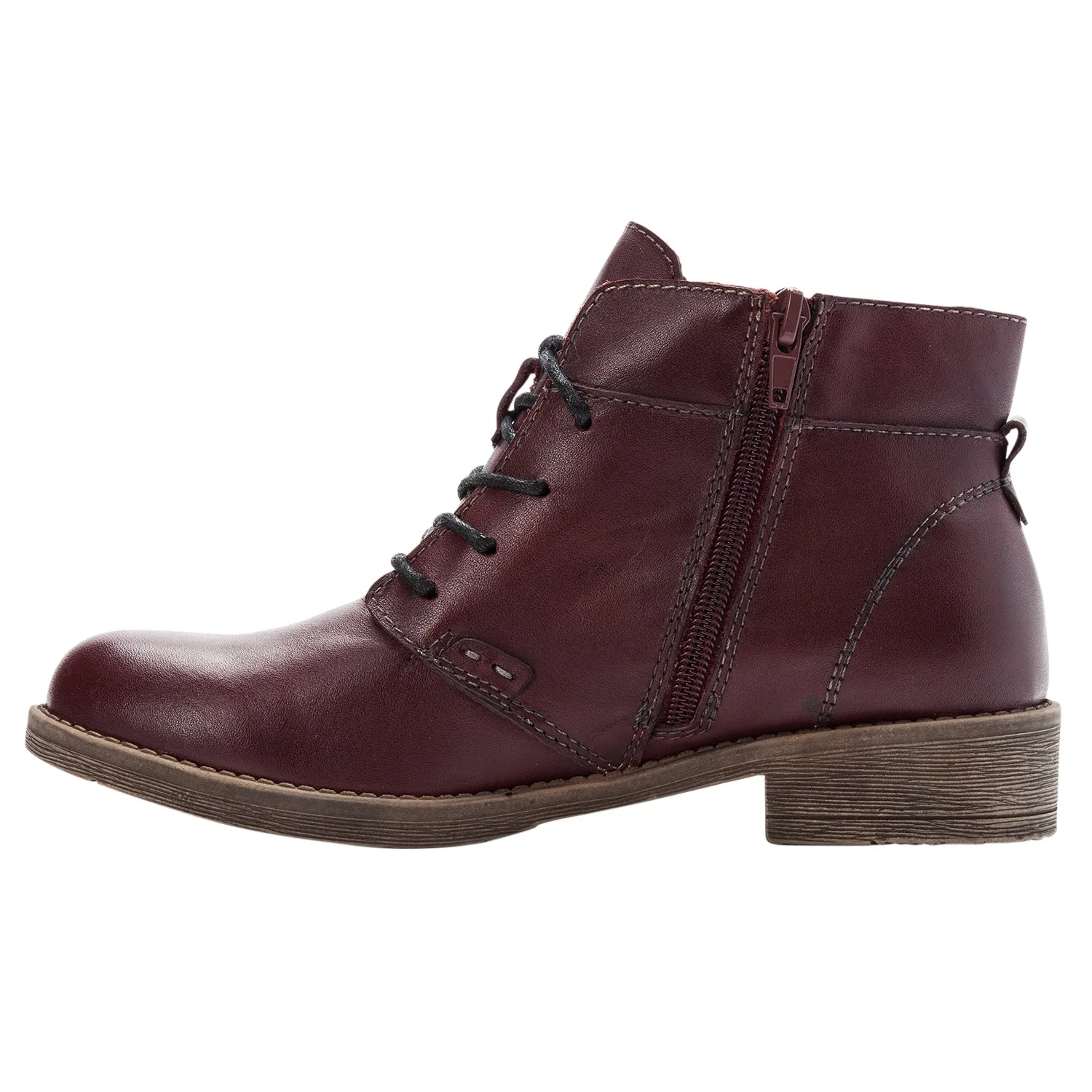 Propet Women's Boots - Tatum Lace Bootie WFX075L - Rich Burgundy